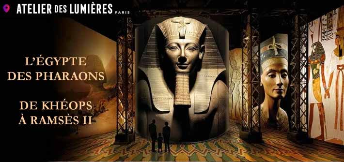 Expo immersive “L’Égypte des pharaons”