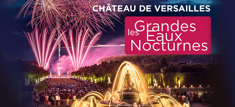 Expo spectacle Les Grandes Eaux Nocturnes au Château de Versailles 2024